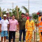 Osmar Filho visita obra no São Franscisco