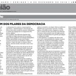 399 ANOS COMO UM DOS PILARES DA DEMOCRACIA