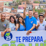 “Disposição para trabalhar por São Luís não irá faltar”, diz Osmar durante carreata de Neto, no Itaqui-Bacanga