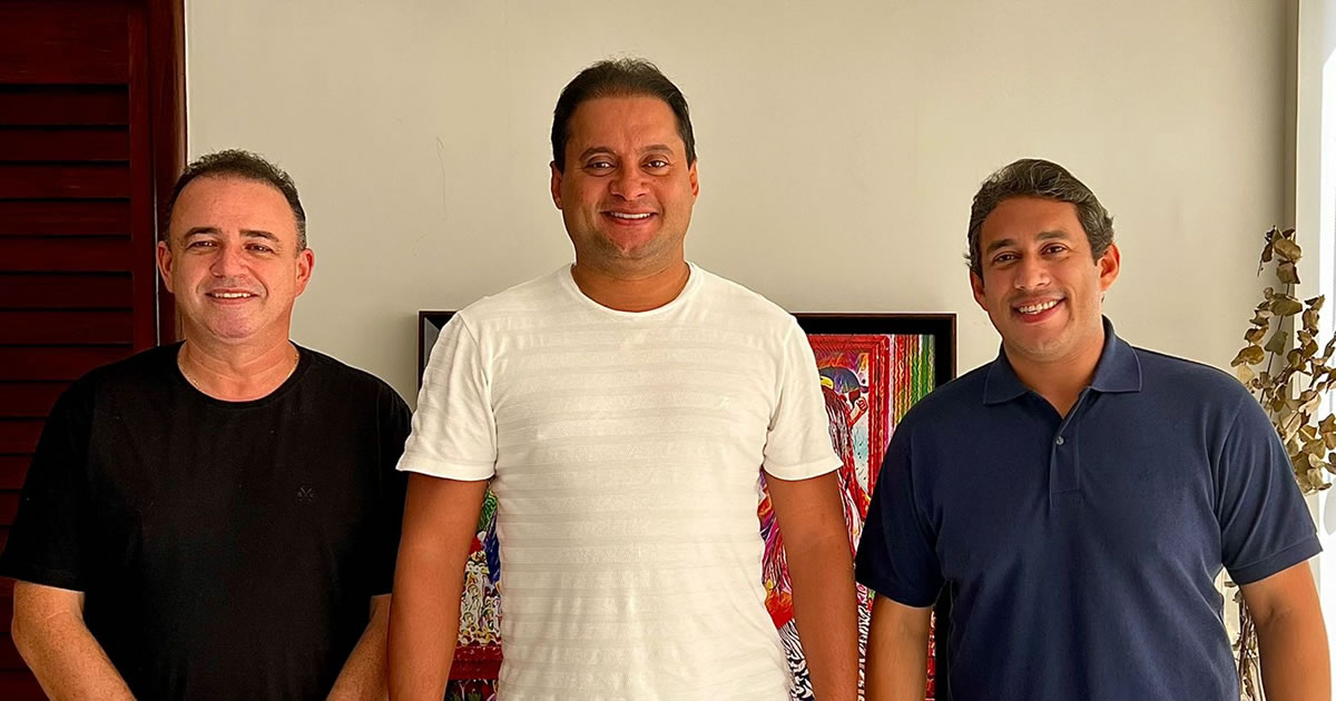 Em encontro com Weverton e Erlanio, Osmar Filho debate os rumos do Maranhão - Osmar Filho